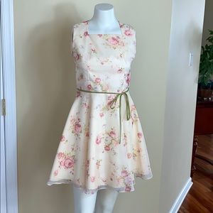 Mav Studio dress  square collar petite size medium